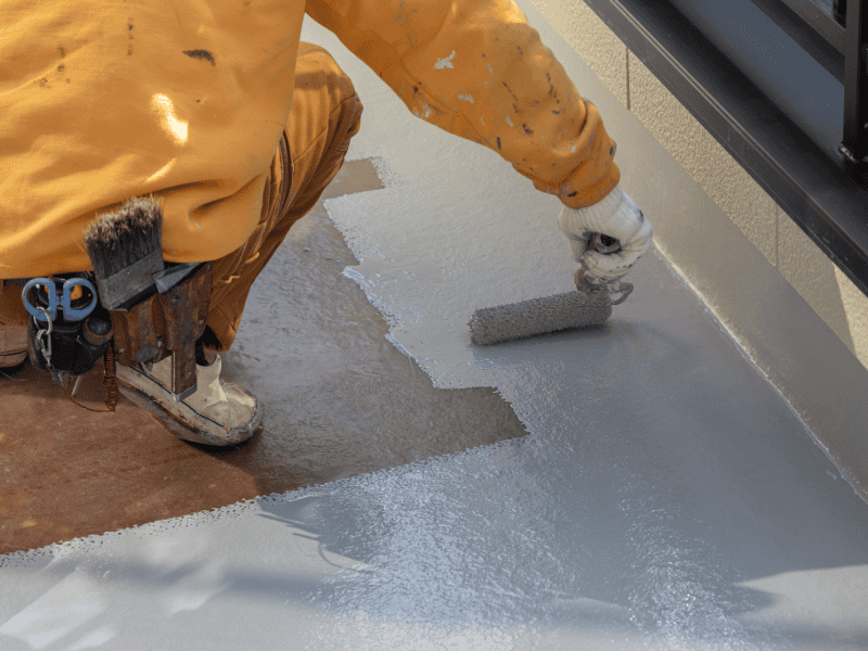 ベランダの塗装